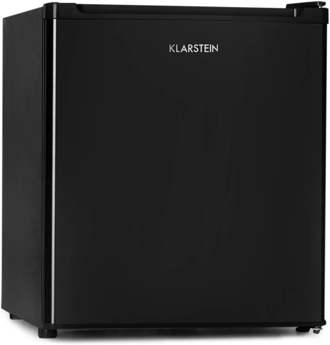 KLARSTEIN Garfield Eco - Congélateur petite taille, 34L, 4 étoiles, 117 kWh/an, 2 niveaux, 41 dB, Tablette amovible, Autonome, Environ 44 x 52 x 47 cm (LxHxP) - Noir
