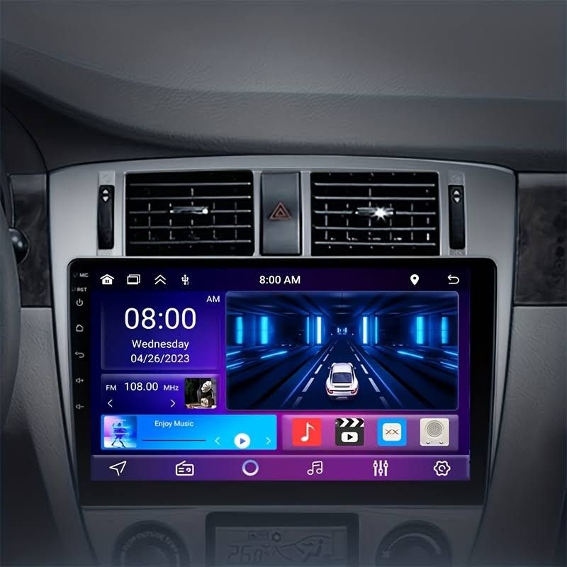 Android Voiture Tablette - 10QLED Écran, 1 Go RAM 32 Go ROM, Tablette android voiture, Tablette androïd voiture, Dvd voiture android, Lecteur(Noir)