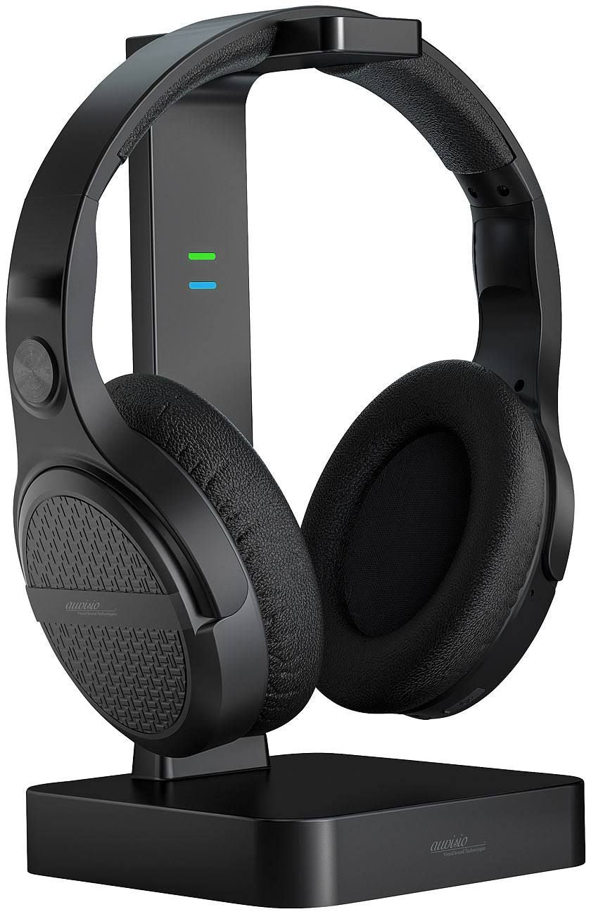 Auvisio ZX-1848-919 (No noise suppression, 20 h, Wireless), Headphones, Black(Noir)