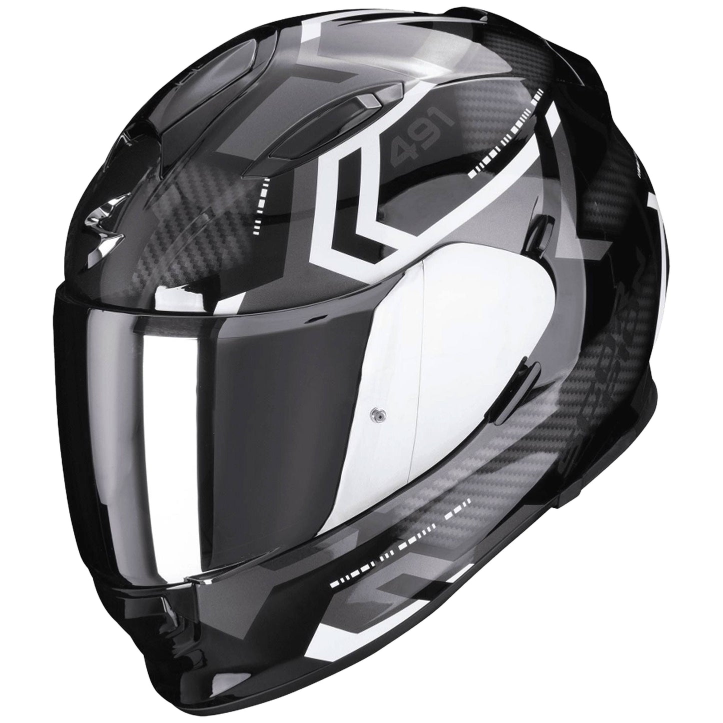 Casque Scorpion Exo-491 Abilis(Noir/Blanc)