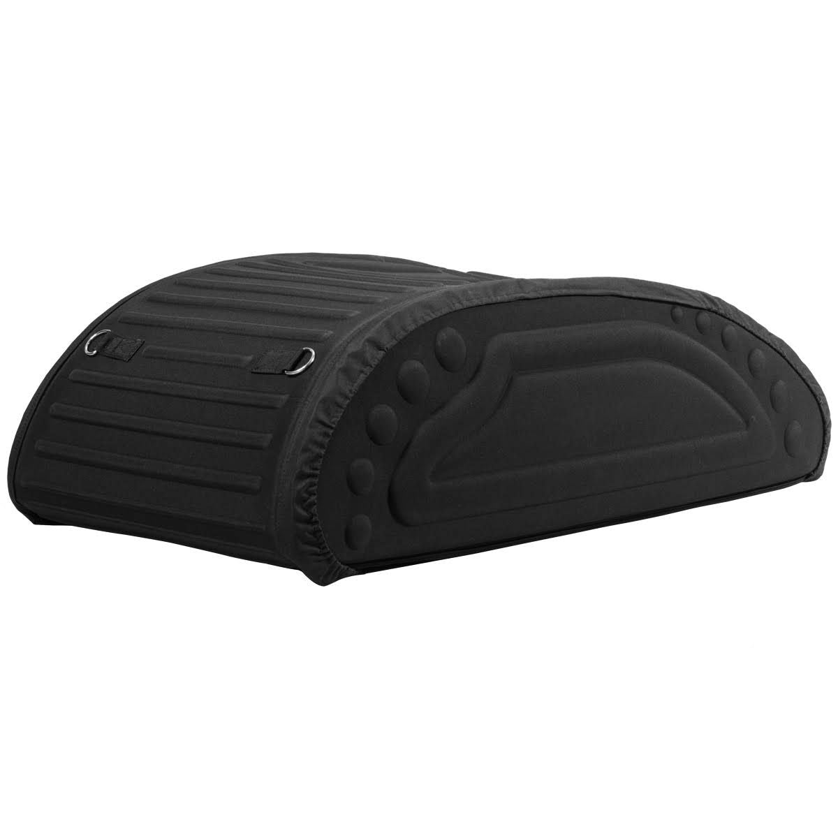 Costway coffre de toit voiture souple 400L Sac de toit en mousse PE imperméable avec sangles robustes et Sac de transport Noir(Noir)