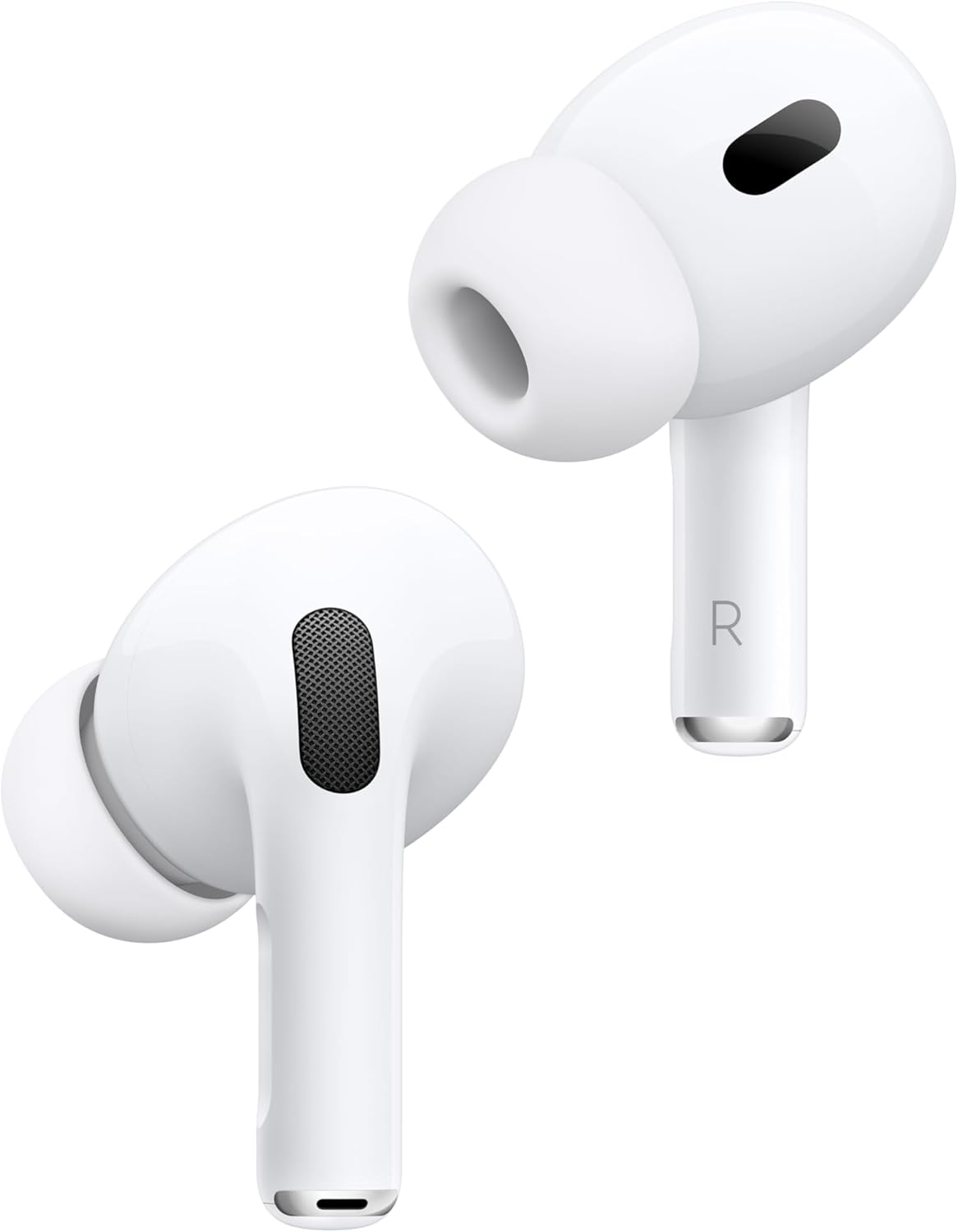Apple AirPods Pro 2 Écouteurs sans Fil, Casques et écouteurs Bluetooth, Réduction Active du Bruit, Appareil auditif, Mode Transparence, Audio Spatial personnalisé, Son Haute-fidélité, Recharge USB-C(Blanc)