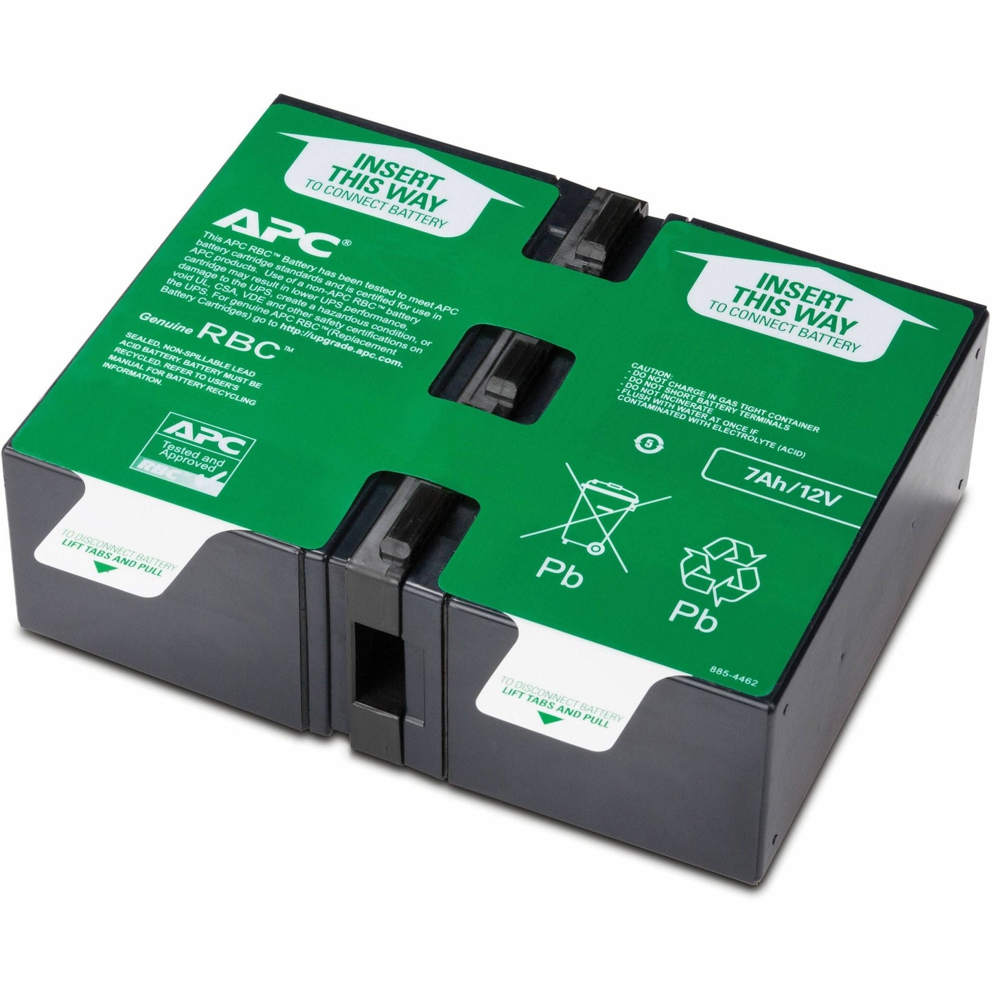 APC Batterie apcrbc123(Noir/Vert)