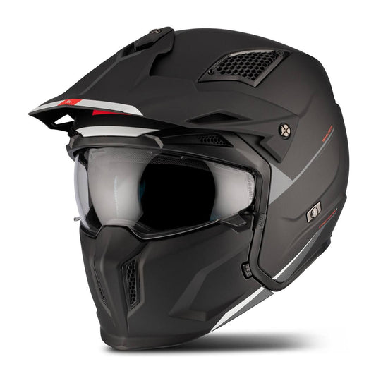 Casque MT Helmets Streetfighter SV Solid(Noir/Blanc)