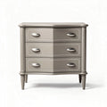 Commode en bois grise avec trois tiroirs dimensions 60 x 40 x 70cm