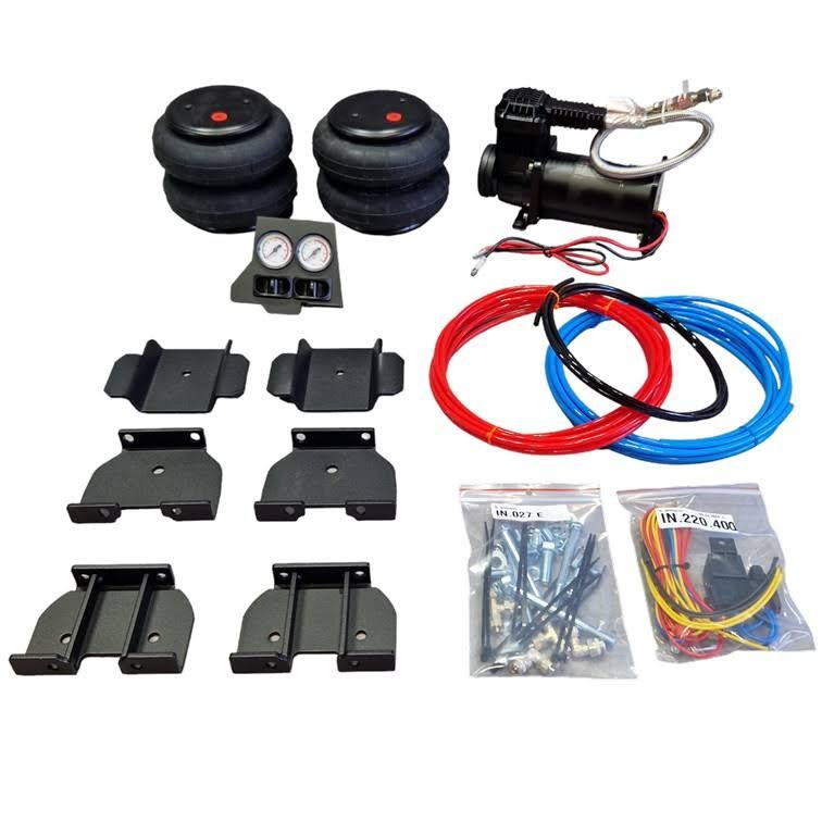 Suspension pneumatique 15 cm pour Fiat Ducato ZFA250(Noir/Rouge/Bleu)