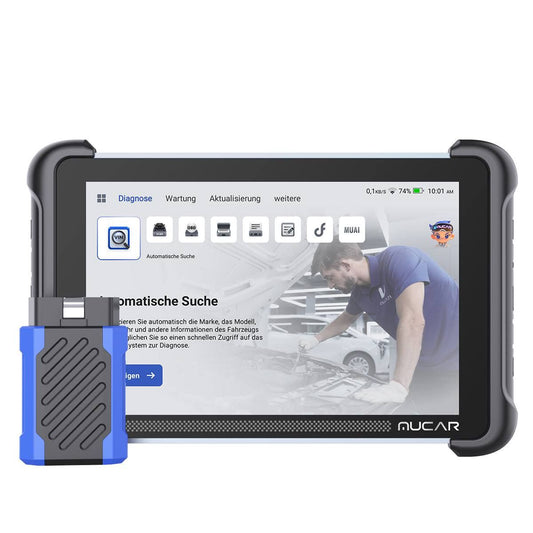 Gratuit à Vie + IA + Diagnostic Auto Bidirectionnel obd2 Diagnostic français(Noir/Bleu)