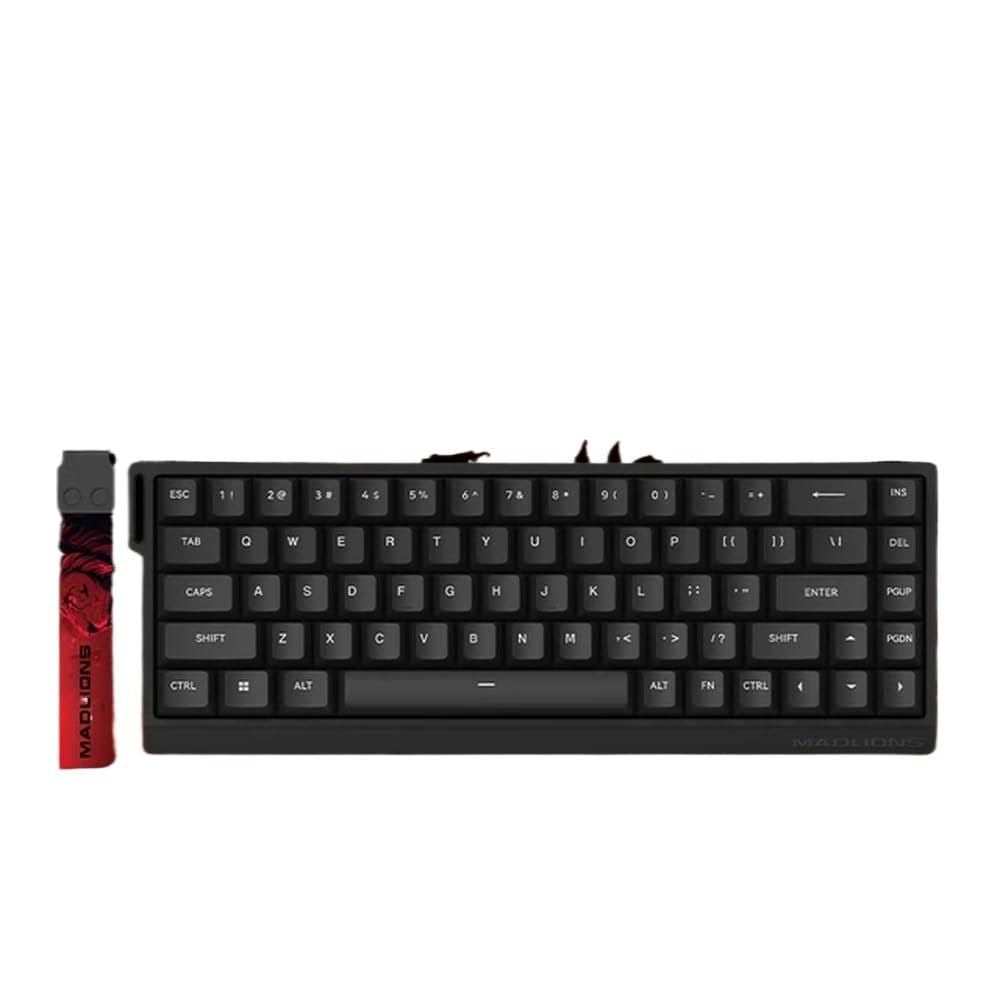 60/68HE Clavier de jeu filaire avec interrupteur magnétique et déclencheur rapide Compatible avec les accessoires de jeu PC (MAD 68 HE RVB)(Noir)